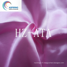 100% Polyester Tissu Satin Pas cher 120G / M